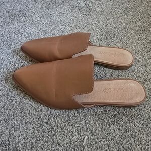 Madewell Gemma Brown Slip-On Mules